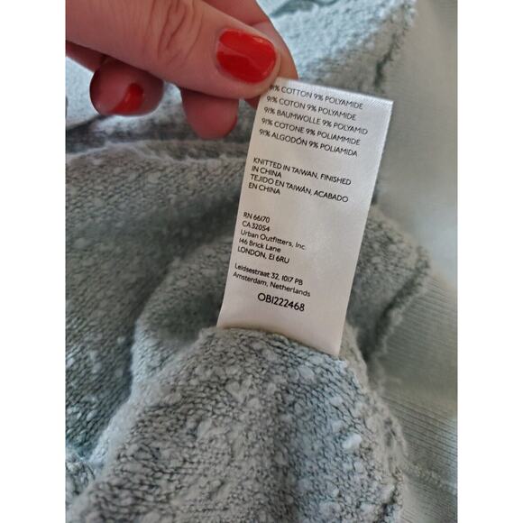 Free People Small Top Boucle My Friend Balloon Sleeve Oversized Pullover - Picture 9 of 11